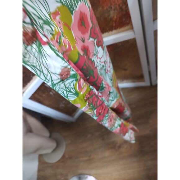 Vintage James.S Casuals Floral Dress Large Vacation and Tropical - Picture 14 of 16